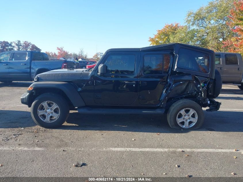 2021 Jeep Wrangler Unlimited Sport VIN: 1C4HJXDM6MW825209 Lot: 40652174