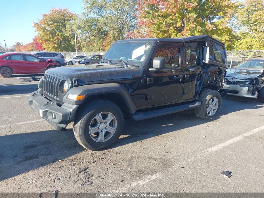 2021 Jeep Wrangler Unlimited Sport VIN: 1C4HJXDM6MW825209 Lot: 40652174