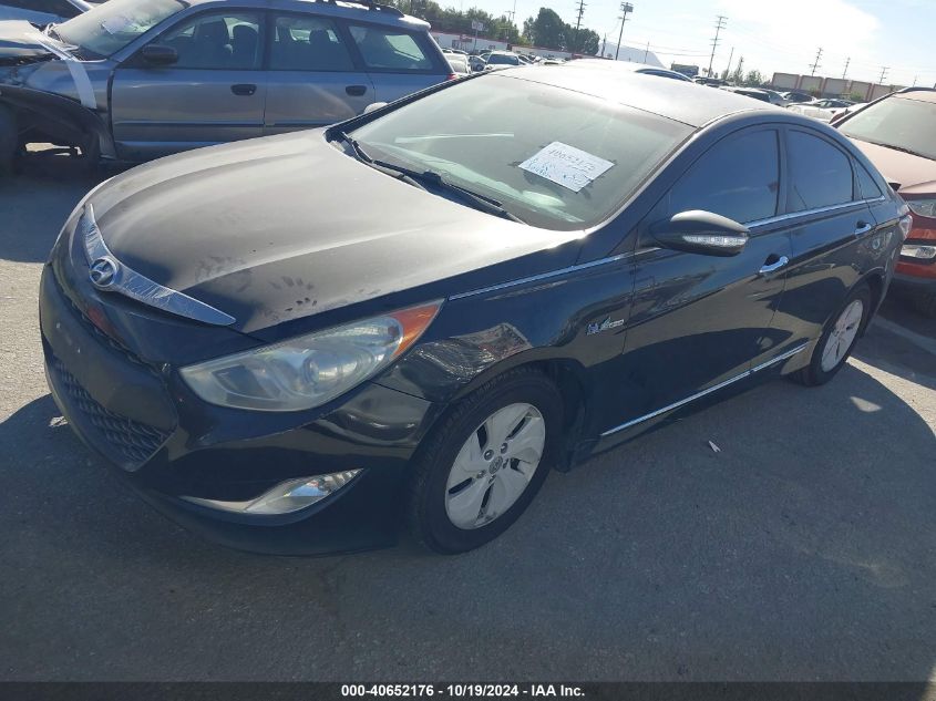 2013 Hyundai Sonata Hybrid VIN: KMHEC4A48DA074655 Lot: 40652176