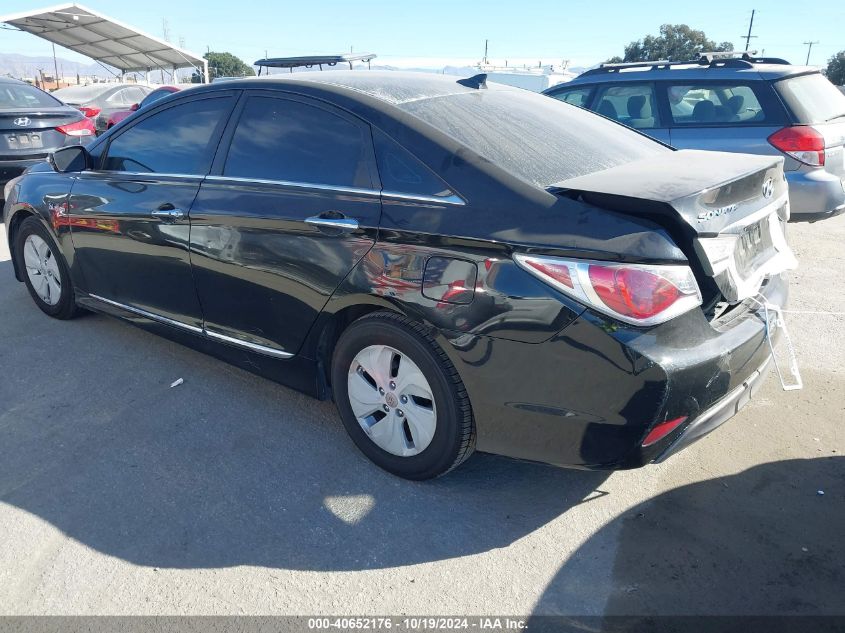 2013 Hyundai Sonata Hybrid VIN: KMHEC4A48DA074655 Lot: 40652176