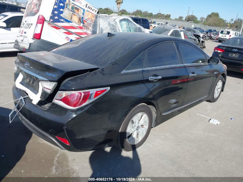 2013 Hyundai Sonata Hybrid VIN: KMHEC4A48DA074655 Lot: 40652176