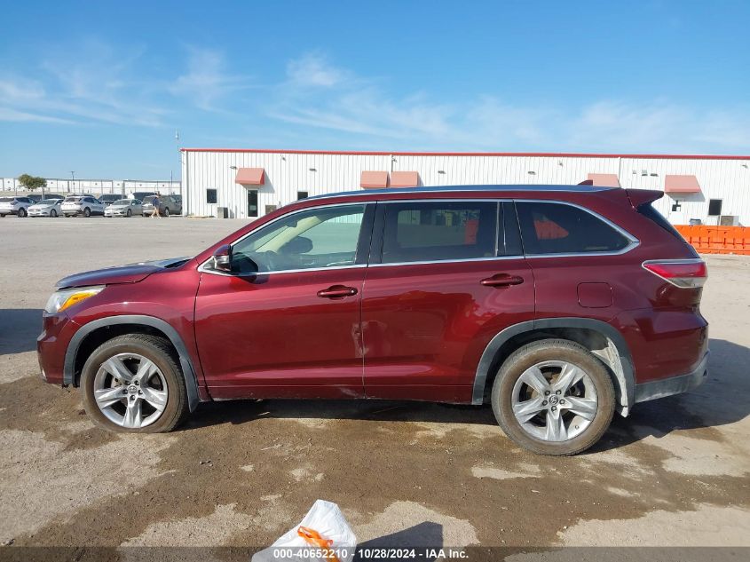 VIN 5TDYKRFH7GS184942 2016 Toyota Highlander, Limit... no.14