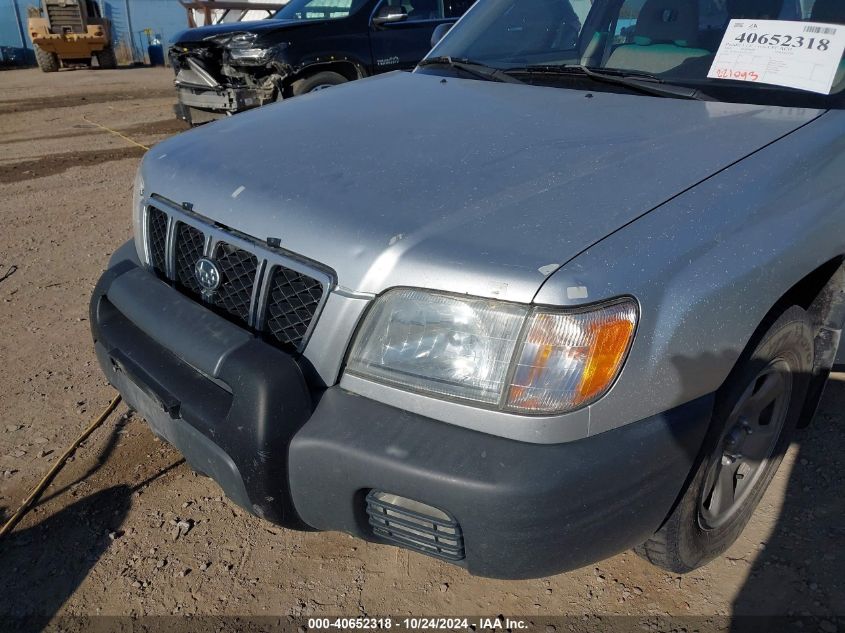 2002 Subaru Forester L VIN: JF1SF63582G733205 Lot: 40652318