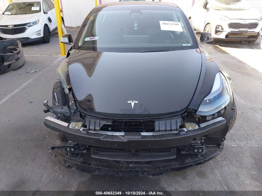 2023 Tesla Model 3 Rear-Wheel Drive VIN: 5YJ3E1EA1PF662106 Lot: 40652349