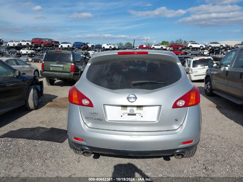 2009 Nissan Murano S VIN: JN8AZ18U49W016837 Lot: 40652361