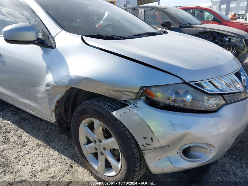 2009 Nissan Murano S VIN: JN8AZ18U49W016837 Lot: 40652361