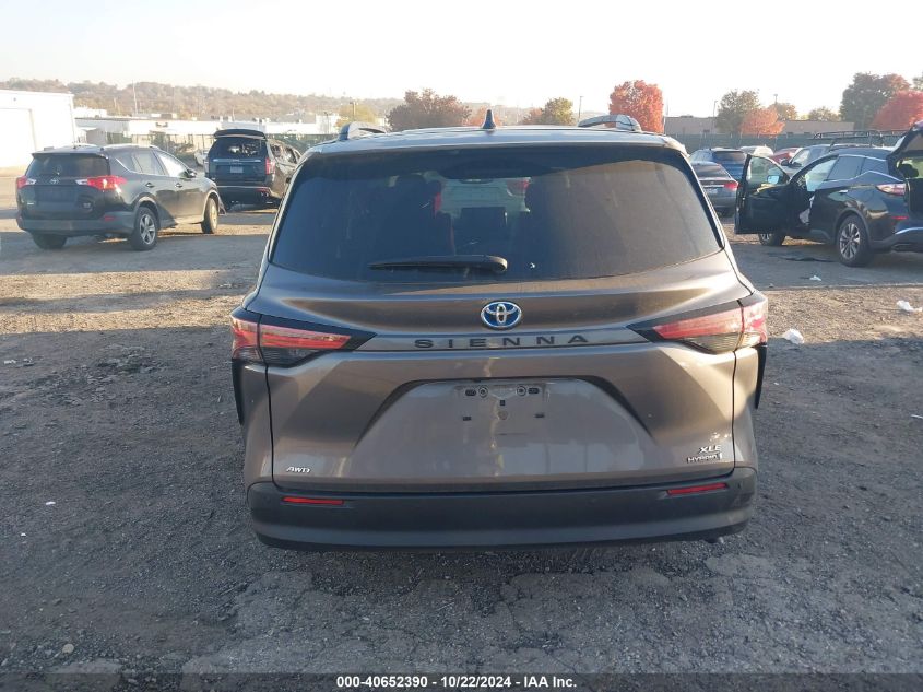 2021 Toyota Sienna Xle VIN: 5TDYSKFC4MS018594 Lot: 40652390