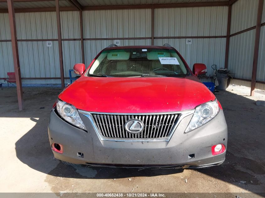 2012 Lexus Rx 350 VIN: 2T2ZK1BA4CC082513 Lot: 40652438