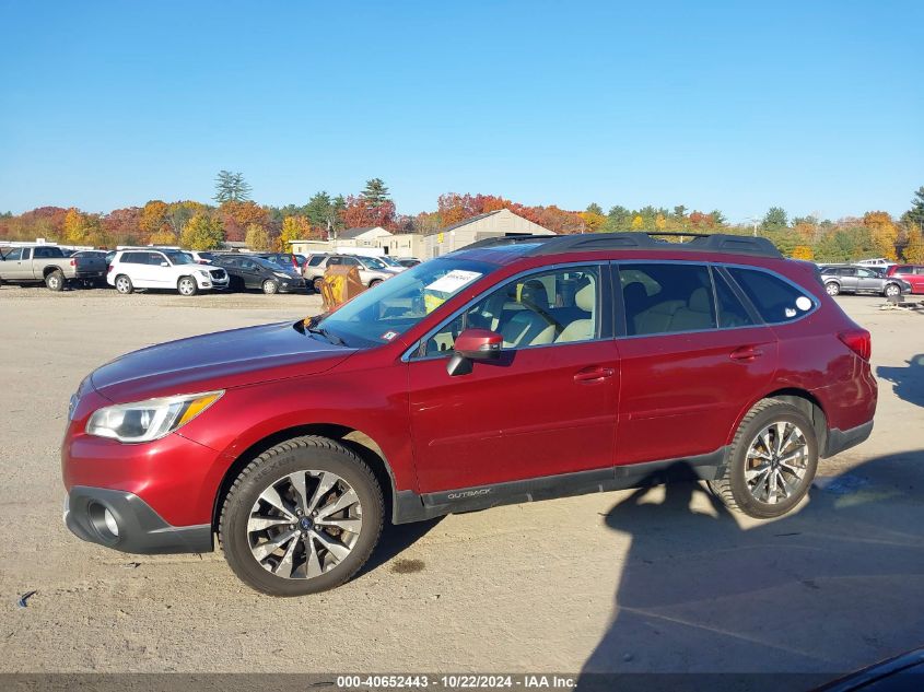 2015 Subaru Outback 2.5I Limited VIN: 4S4BSANCXF3232152 Lot: 40652443
