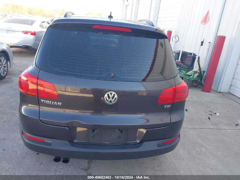 2016 Volkswagen Tiguan S VIN: WVGAV7AX2GW568540 Lot: 40652483