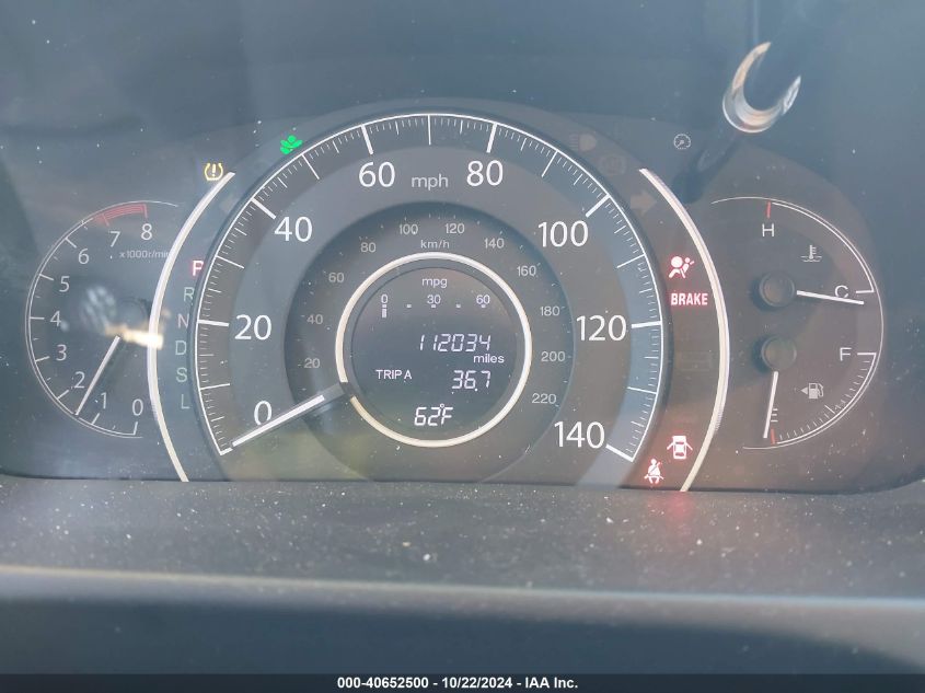 2016 Honda Cr-V Ex VIN: 2HKRM3H57GH511571 Lot: 40652500