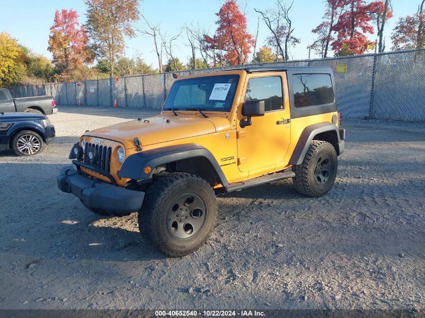 2012 Jeep Wrangler Sport VIN: 1C4GJWAG3CL247669 Lot: 40652540