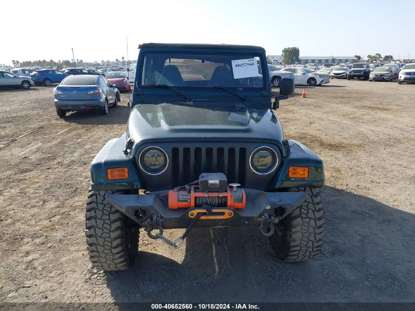 2000 Jeep Wrangler Sahara VIN: 1J4FA59S3YP740440 Lot: 40652560