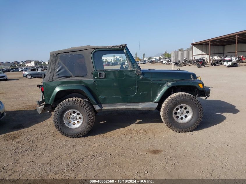 2000 Jeep Wrangler Sahara VIN: 1J4FA59S3YP740440 Lot: 40652560