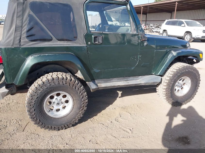 2000 Jeep Wrangler Sahara VIN: 1J4FA59S3YP740440 Lot: 40652560