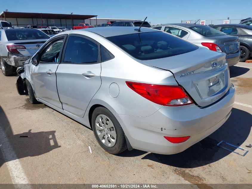 2016 Hyundai Accent Se VIN: KMHCT4AE2GU165827 Lot: 40652591