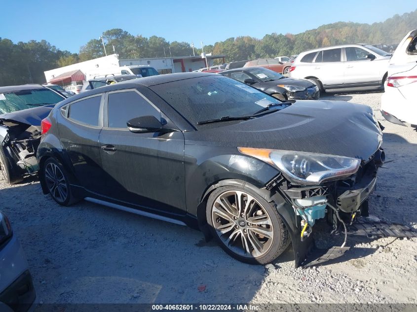 2016 Hyundai Veloster Turbo VIN: KMHTC6AE5GU279638 Lot: 40652601