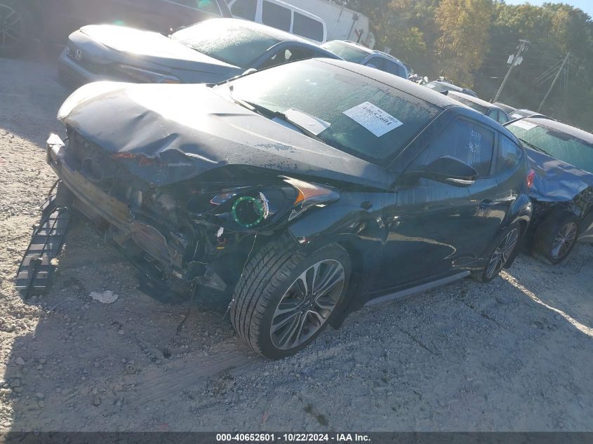 2016 HYUNDAI VELOSTER TURBO - KMHTC6AE5GU279638