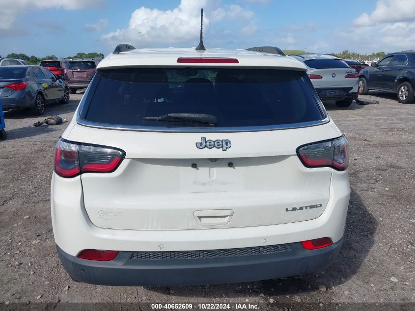 2018 Jeep Compass Limited Fwd VIN: 3C4NJCCB6JT405978 Lot: 40652609