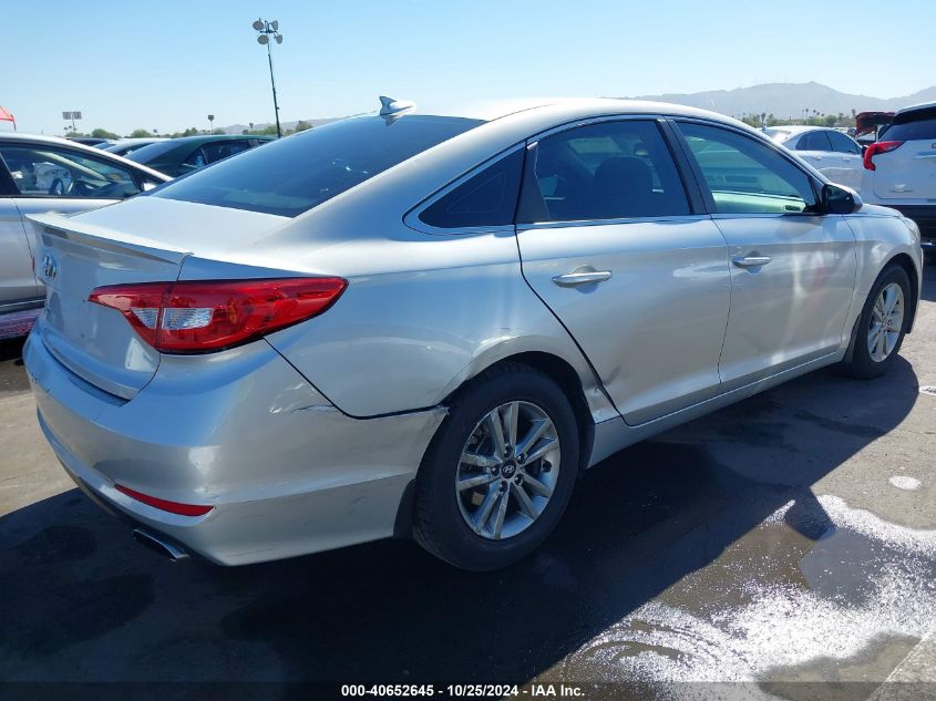 2015 Hyundai Sonata Se VIN: 5NPE24AF6FH196032 Lot: 40652645