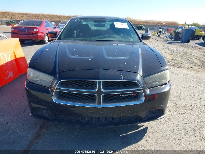 2012 Dodge Charger Se VIN: 2C3CDXBG0CH214625 Lot: 40652646