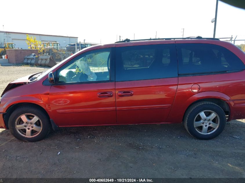 2007 Dodge Grand Caravan Sxt VIN: 2D4GP44L67R277440 Lot: 40652649