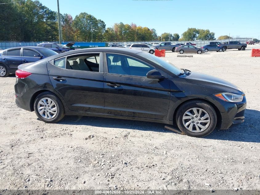 2017 Hyundai Elantra Se VIN: KMHD74LF5HU393286 Lot: 40652658