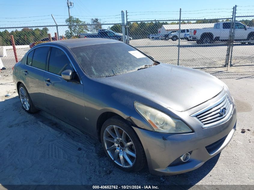 2011 Infiniti G37 Journey VIN: JN1CV6AP0BM502244 Lot: 40652762