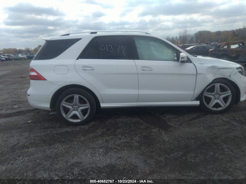 2014 Mercedes-Benz Ml 350 4Matic VIN: 4JGDA5HB0EA336942 Lot: 40652767