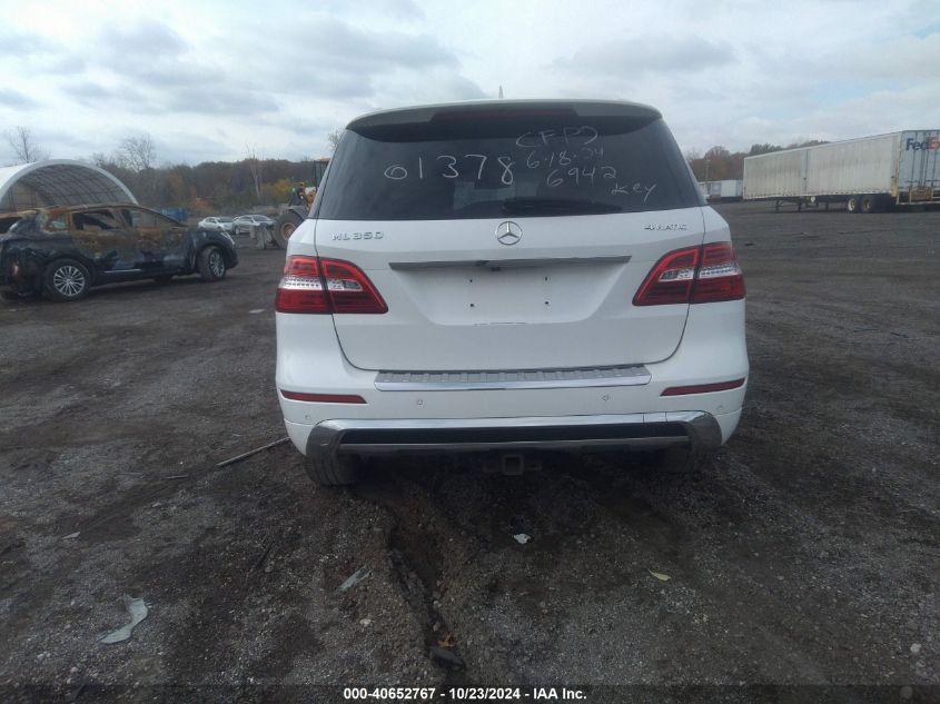 2014 MERCEDES-BENZ ML 350 4MATIC - 4JGDA5HB0EA336942