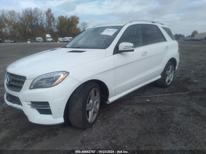 VIN 4JGDA5HB0EA336942 2014 Mercedes-Benz ML 350, 4M... no.2