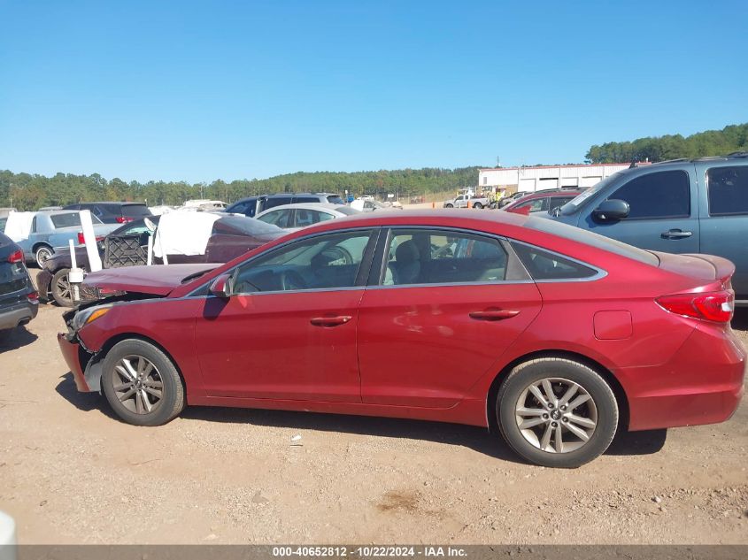 2016 Hyundai Sonata VIN: 5NPE24AF7GH400757 Lot: 40652812