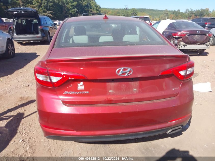 2016 Hyundai Sonata VIN: 5NPE24AF7GH400757 Lot: 40652812