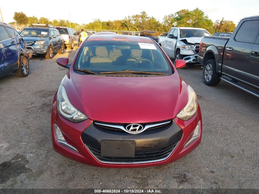 2016 Hyundai Elantra Se VIN: 5NPDH4AE8GH767846 Lot: 40652824