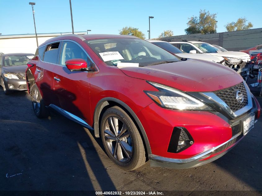 2021 Nissan Murano Platinum Fwd VIN: 5N1AZ2DJ6MC122161 Lot: 40652832