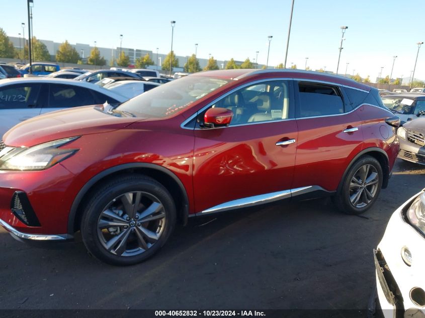 2021 Nissan Murano Platinum Fwd VIN: 5N1AZ2DJ6MC122161 Lot: 40652832