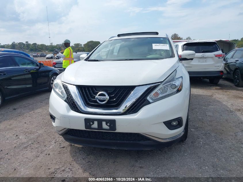 2015 Nissan Murano Platinum/S/Sl/Sv VIN: 5N1AZ2MH4FN224515 Lot: 40652865