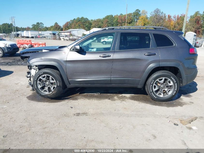 2019 Jeep Cherokee Trailhawk 4X4 VIN: 1C4PJMBX7KD362254 Lot: 40652890