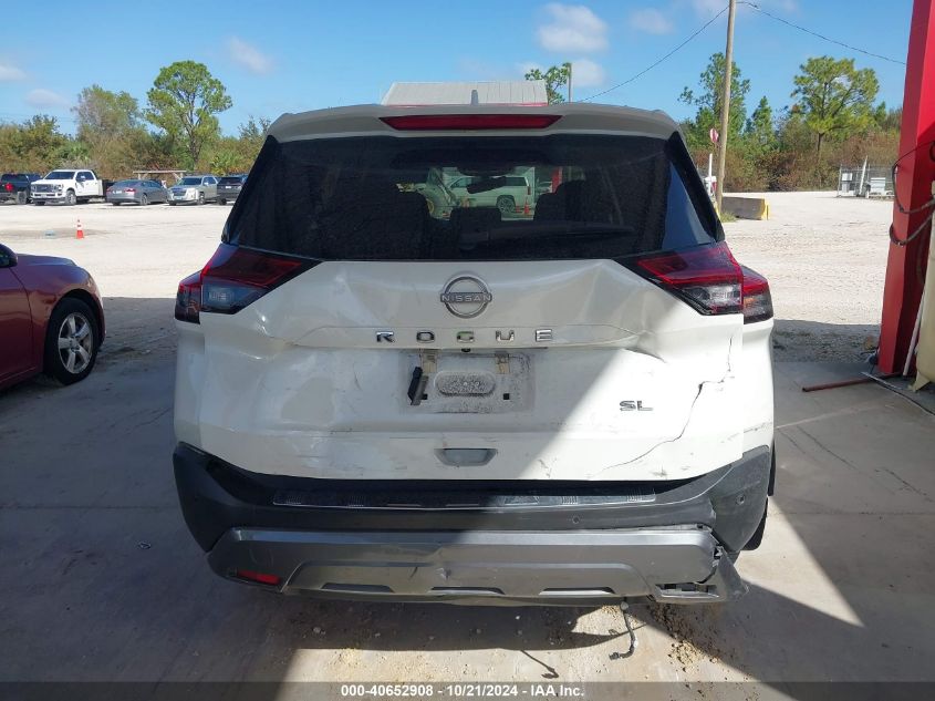 2022 Nissan Rogue Sl VIN: 5N1BT3CA8NC724168 Lot: 40652908