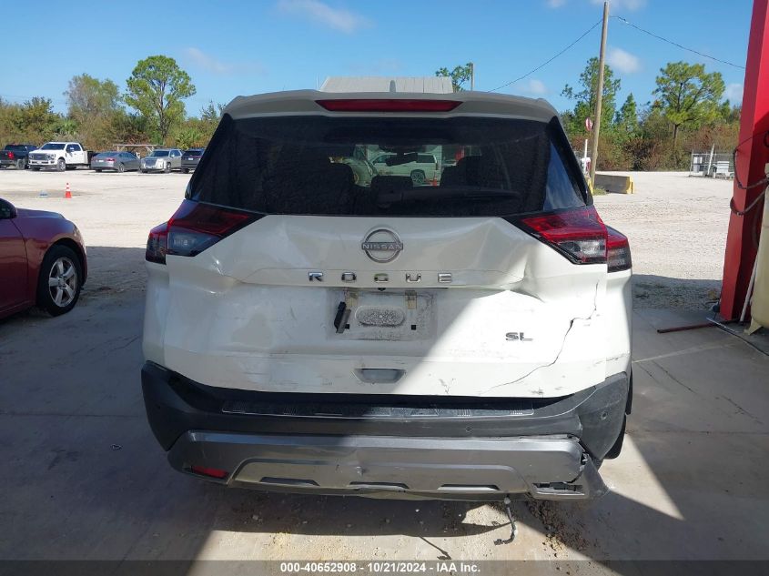 2022 Nissan Rogue Sl VIN: 5N1BT3CA8NC724168 Lot: 40652908