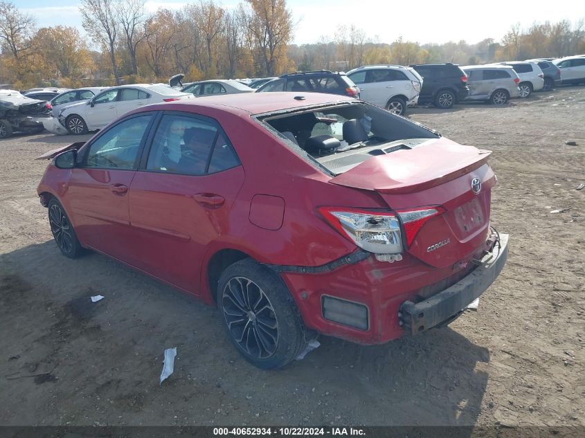 2016 Toyota Corolla S Premium VIN: 2T1BURHE0GC614760 Lot: 40652934