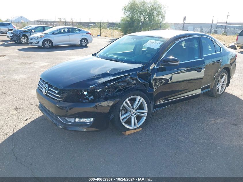 2014 Volkswagen Passat 2.0L Tdi Sel Premium VIN: 1VWCN7A34EC048460 Lot: 40652937