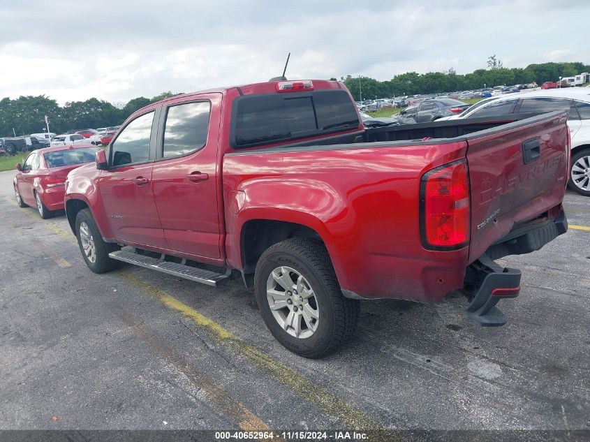 2021 Chevrolet Colorado 2Wd Short Box Lt VIN: 1GCGSCEN2M1227740 Lot: 40652964