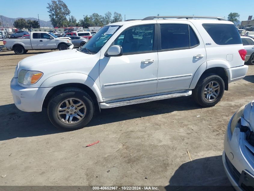 2006 Toyota Sequoia Sr5 V8 VIN: 5TDBT44A96S268237 Lot: 40652967