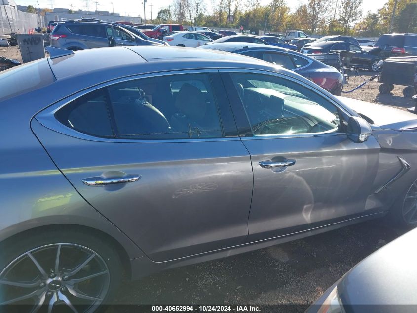 2020 Genesis G70 2.0T Awd VIN: KMTG44LA6LU053556 Lot: 40652994