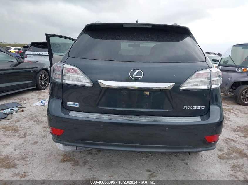 2011 Lexus Rx 350 VIN: 2T2ZK1BA9BC063602 Lot: 40653005