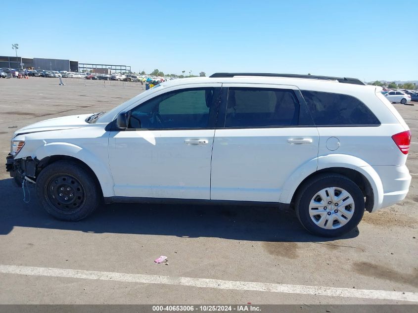 2017 Dodge Journey Se VIN: 3C4PDCABXHT505093 Lot: 40653006