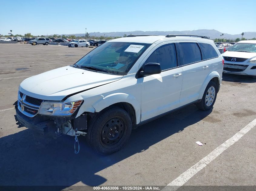 VIN 3C4PDCABXHT505093 2017 Dodge Journey, SE no.2