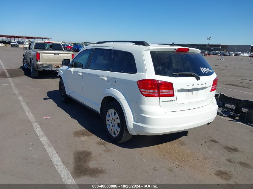 VIN 3C4PDCABXHT505093 2017 Dodge Journey, SE no.3