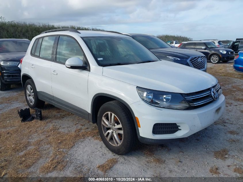 2017 Volkswagen Tiguan S/Limited VIN: WVGBV7AX9HK018118 Lot: 40653010